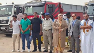 صورة بلدية تفرغ زينة تشارك في حملة النظافة الكبرى