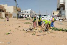 صورة بلدية تفرغ زينة تواصل حملتها الشاملة للنظافة